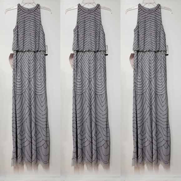 BHLDN ×Adriann Papell Madigan Beaded Tulle Dress - Picture 10 of 12